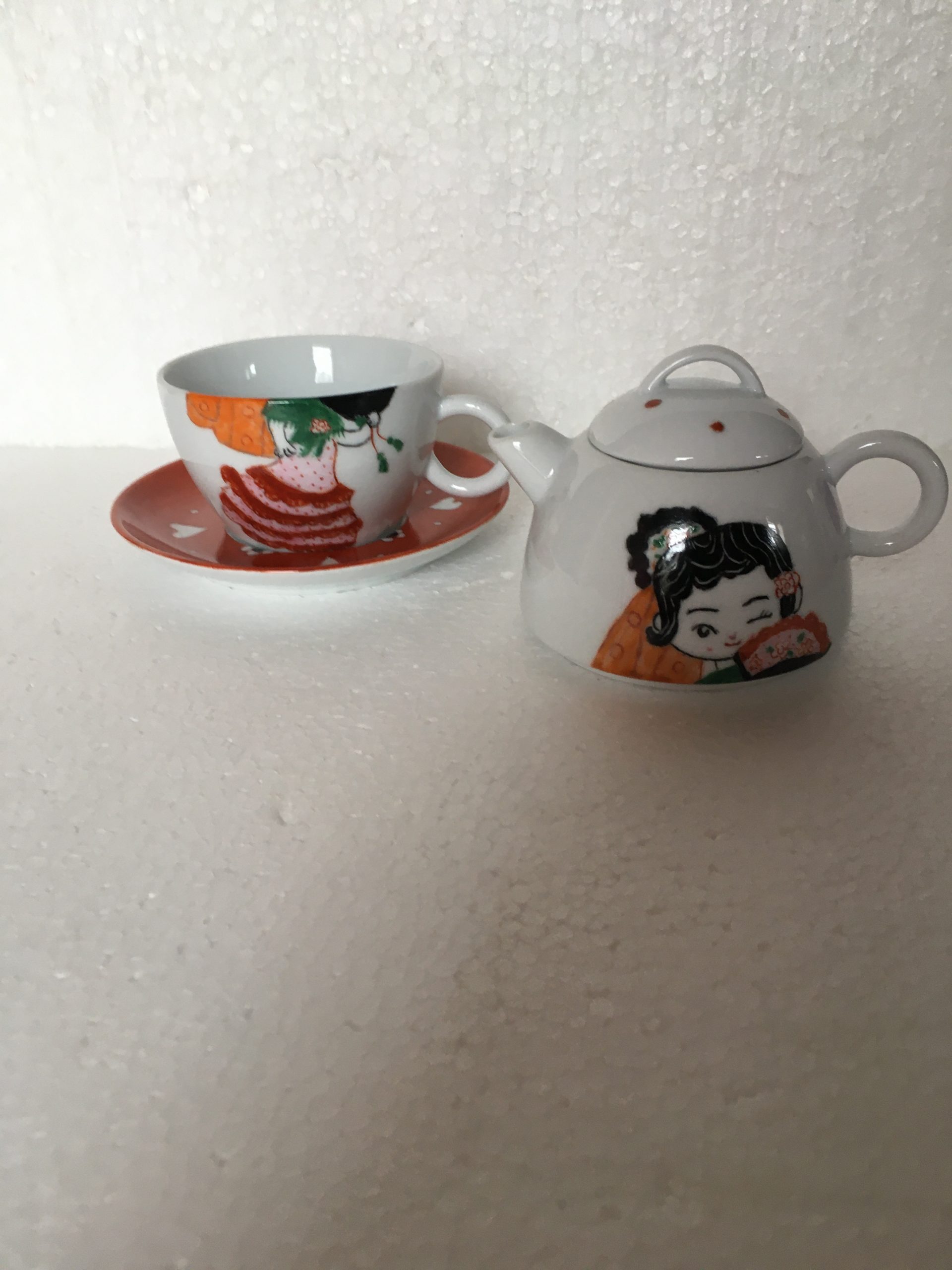 Tasse Tisanière Little Geisha en porcelaine - L'atelier du thé à
